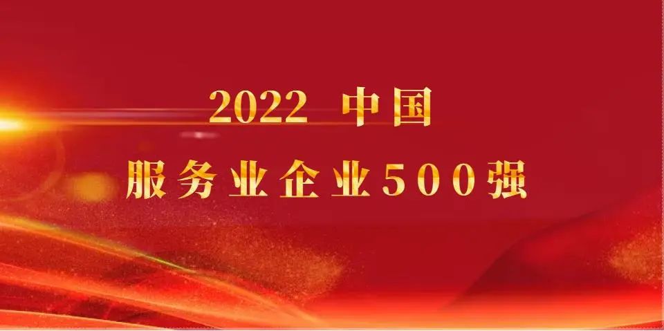 寧興控股繼續(xù)入選2022中國(guó)服務(wù)業(yè)企業(yè)500強(qiáng)